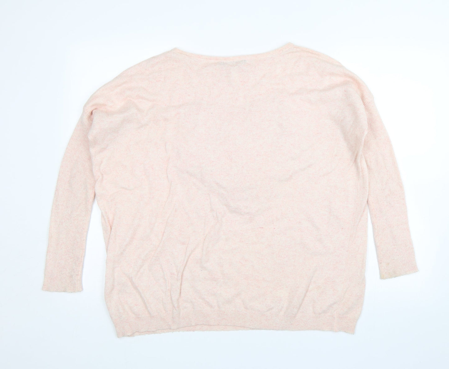 Womens UK Size S QED London Pink Pullover Jumper