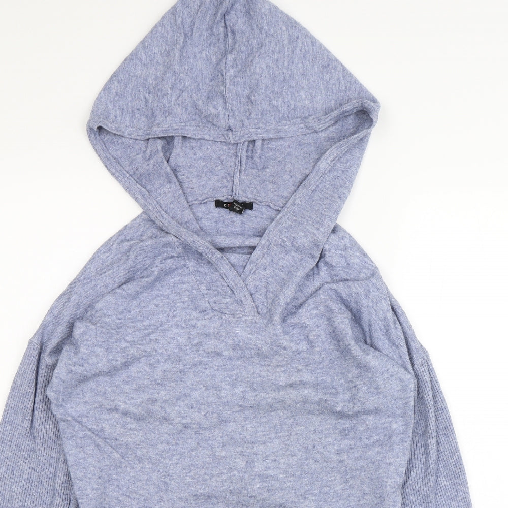 Cynus Womens Blue   Pullover Hoodie Size M