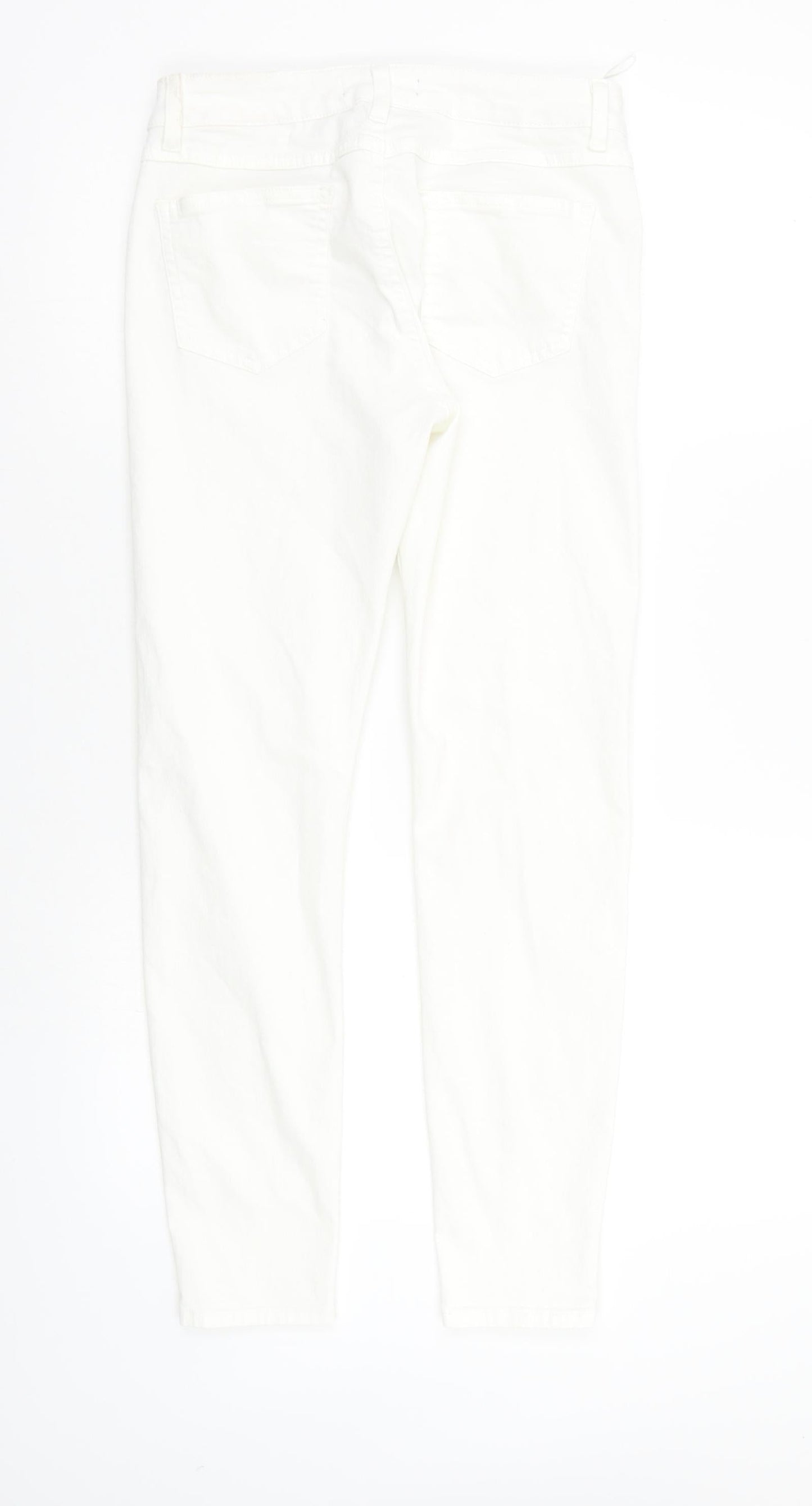 Limited Collection Womens White   Skinny Jeans Size 12 L29 in