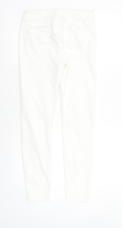 Limited Collection Womens White   Skinny Jeans Size 12 L29 in