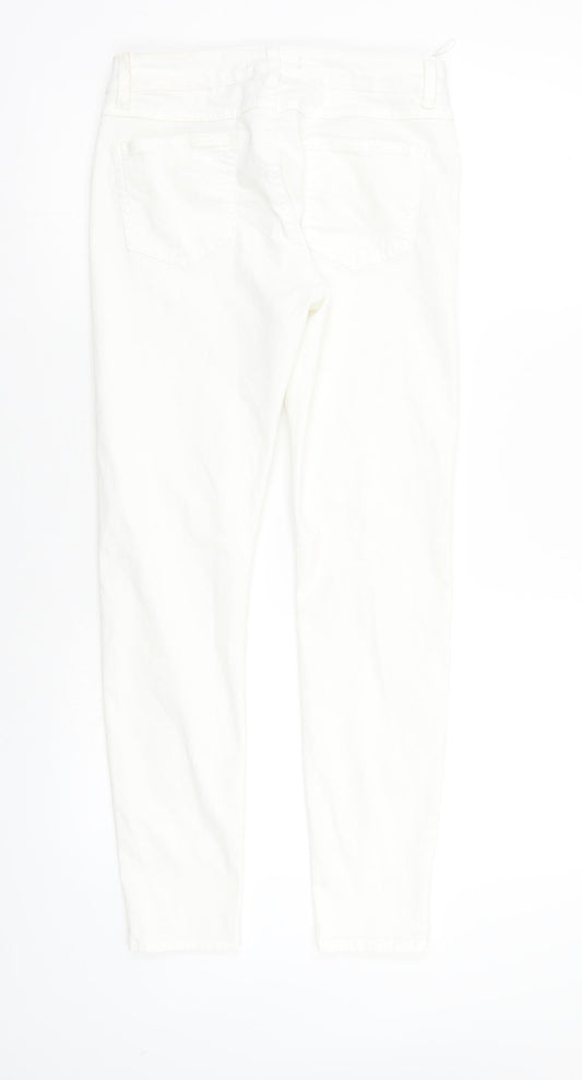 Limited Collection Womens White   Skinny Jeans Size 12 L29 in