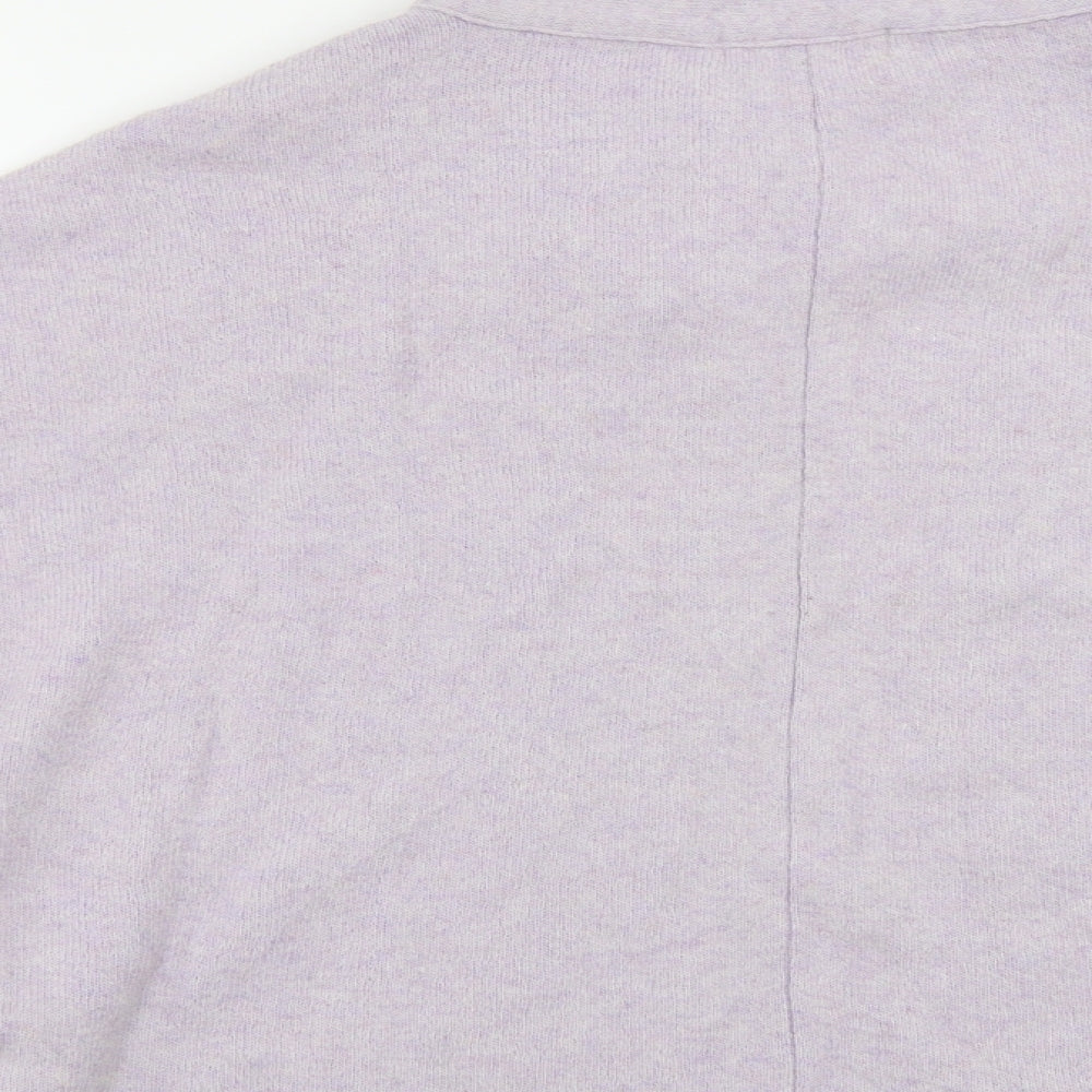 Womens UK Size S Chiaramente Purple Cardigan Jumper