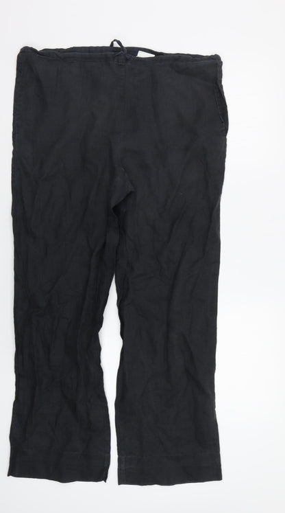 NafNaf Womens Grey   Trousers  Size 12 L29 in - Drawstring Belt