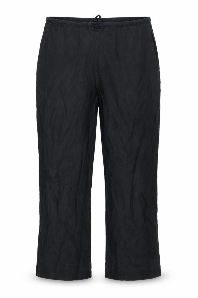 NafNaf Womens Grey   Trousers  Size 12 L29 in - Drawstring Belt