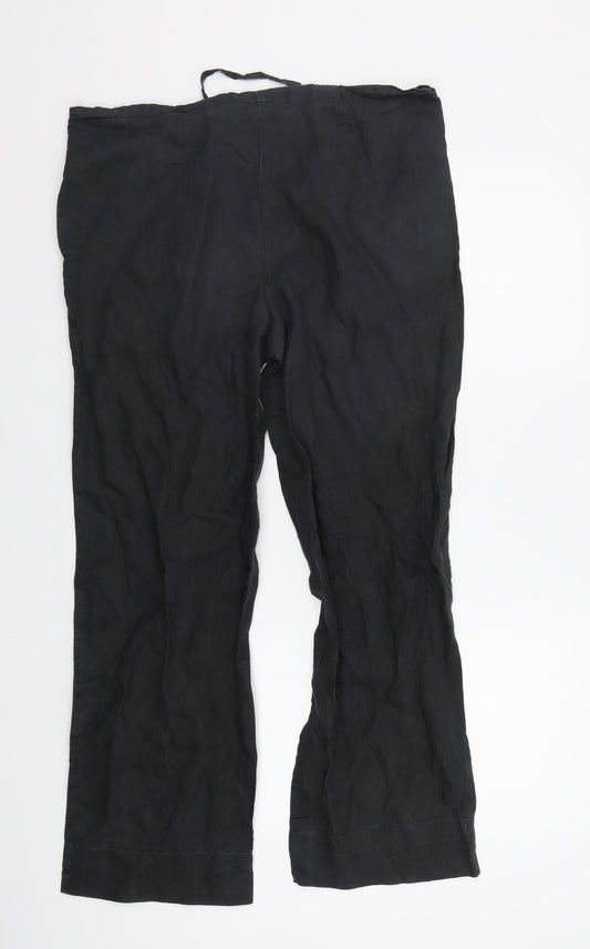 NafNaf Womens Grey   Trousers  Size 12 L29 in - Drawstring Belt