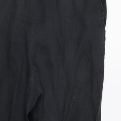 NafNaf Womens Grey   Trousers  Size 12 L29 in - Drawstring Belt