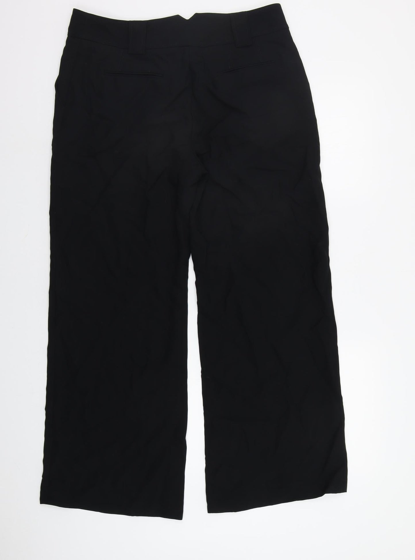 Womens UK Size 14 M&S Regular Fit  Black Trousers