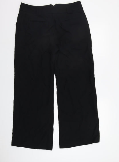Womens UK Size 14 M&S Regular Fit  Black Trousers