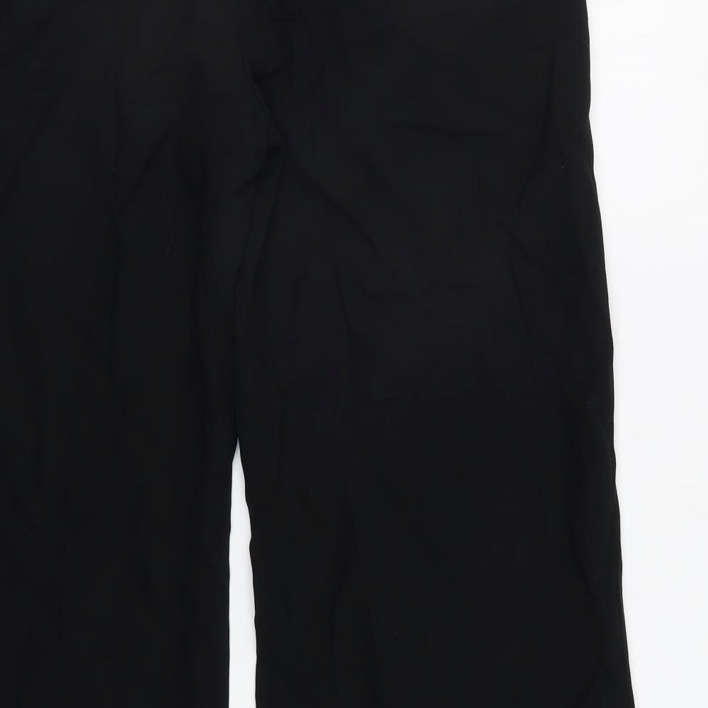 Womens UK Size 14 M&S Regular Fit  Black Trousers