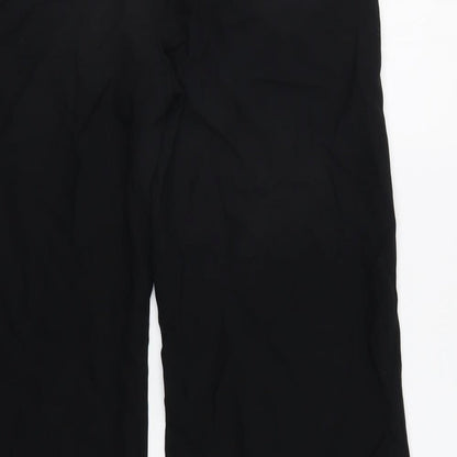 Womens UK Size 14 M&S Regular Fit  Black Trousers