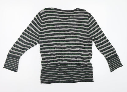 Womens UK Size M Precis petite Green Pullover Jumper