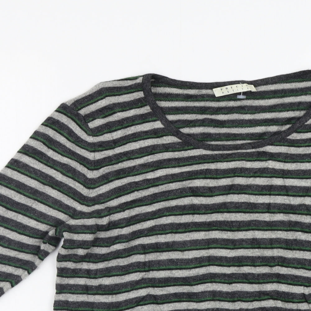 Womens UK Size M Precis petite Green Pullover Jumper
