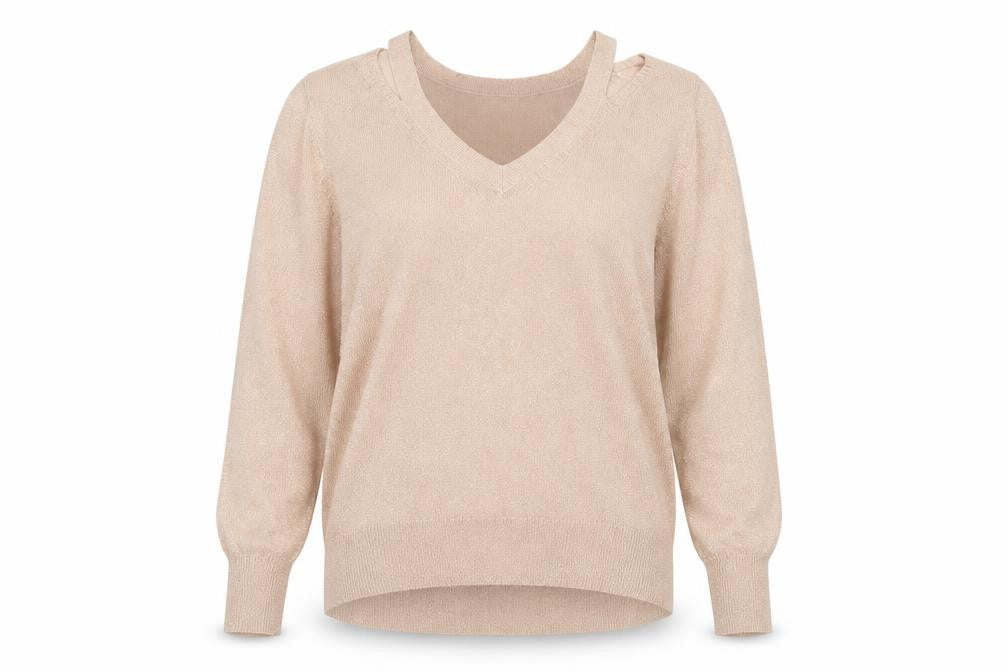 Womens UK Size S Papaya Pink Pullover Jumper
