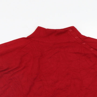 Dorothy Perkins Womens Red   Pullover Jumper Size 16