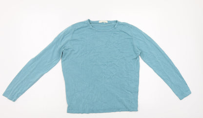 Womens UK Size 12 M&S Blue Pullover Jumper