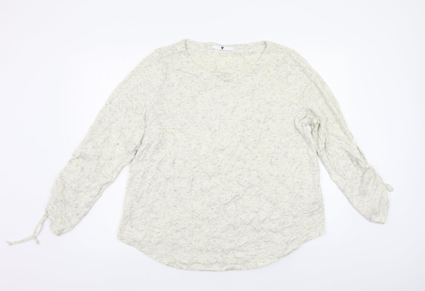 Womens UK Size 16 Very Beige Pullover Jumper