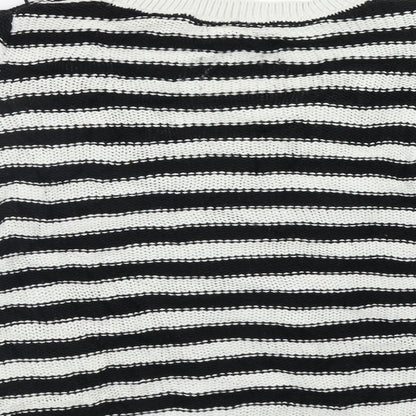 Womens UK Size M H&M White Pullover Jumper