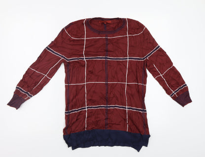 Womens UK Size 10 NEXT Red Pullover Jumper