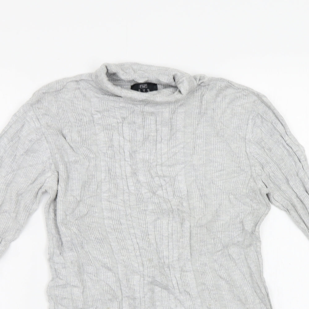 F&F Womens Grey   Pullover Jumper Size 10