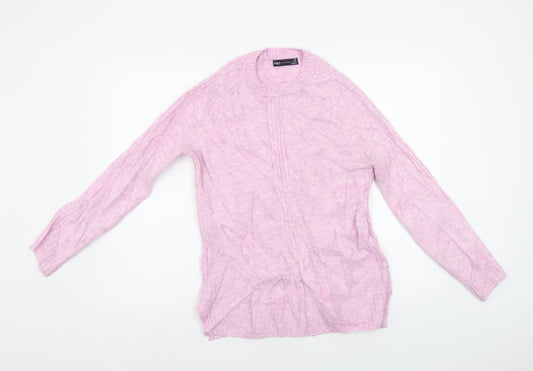 Womens UK Size S M&S Pink Pullover Jumper