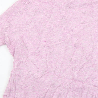 Womens UK Size S M&S Pink Pullover Jumper