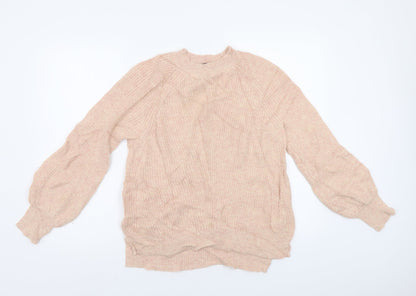M&S Womens Pink   Pullover Jumper Size S