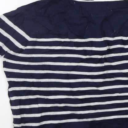 Womens UK Size S M&S Blue Pullover Jumper