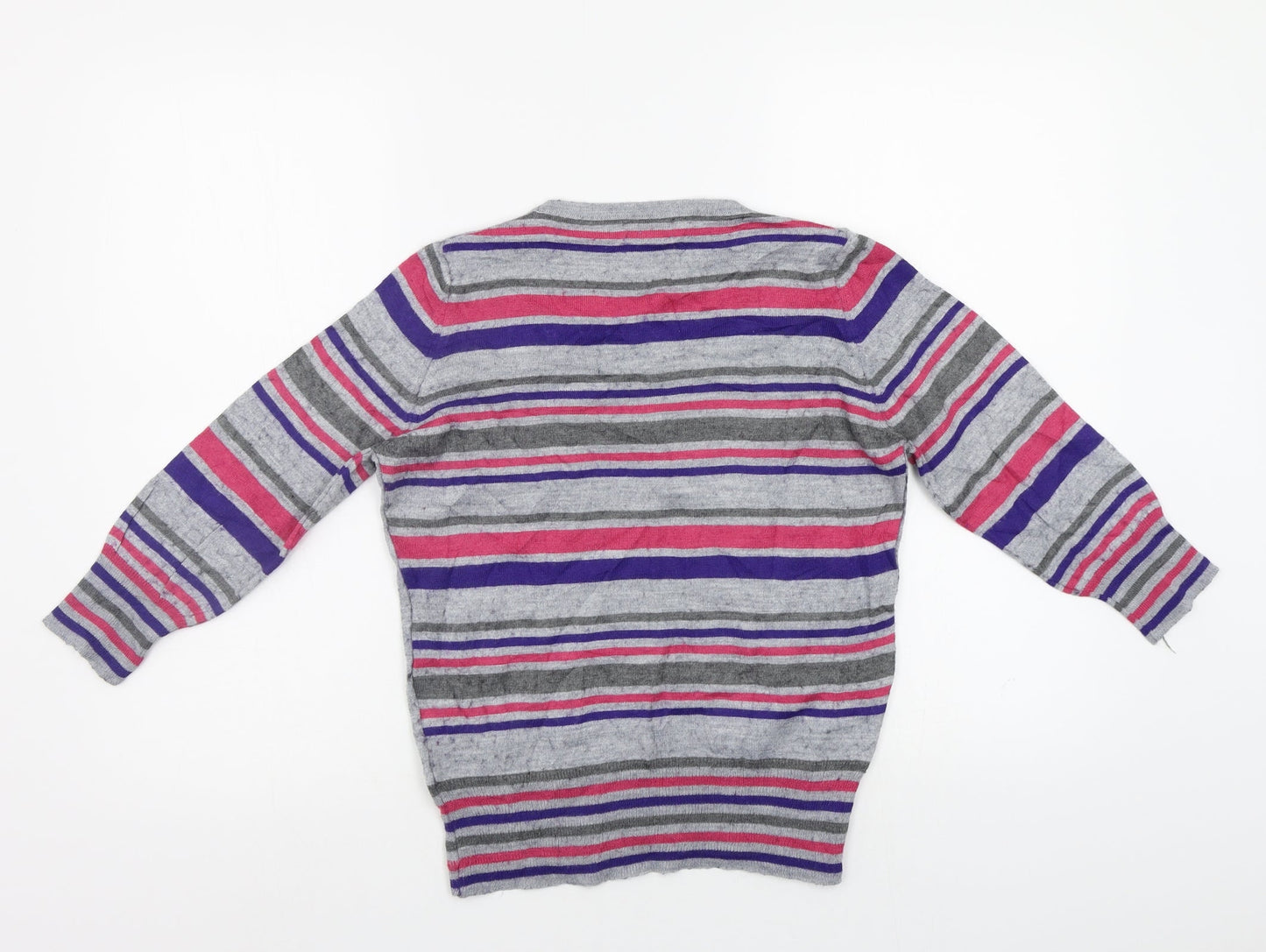 Womens UK Size 10 Per Una Grey Pullover Jumper