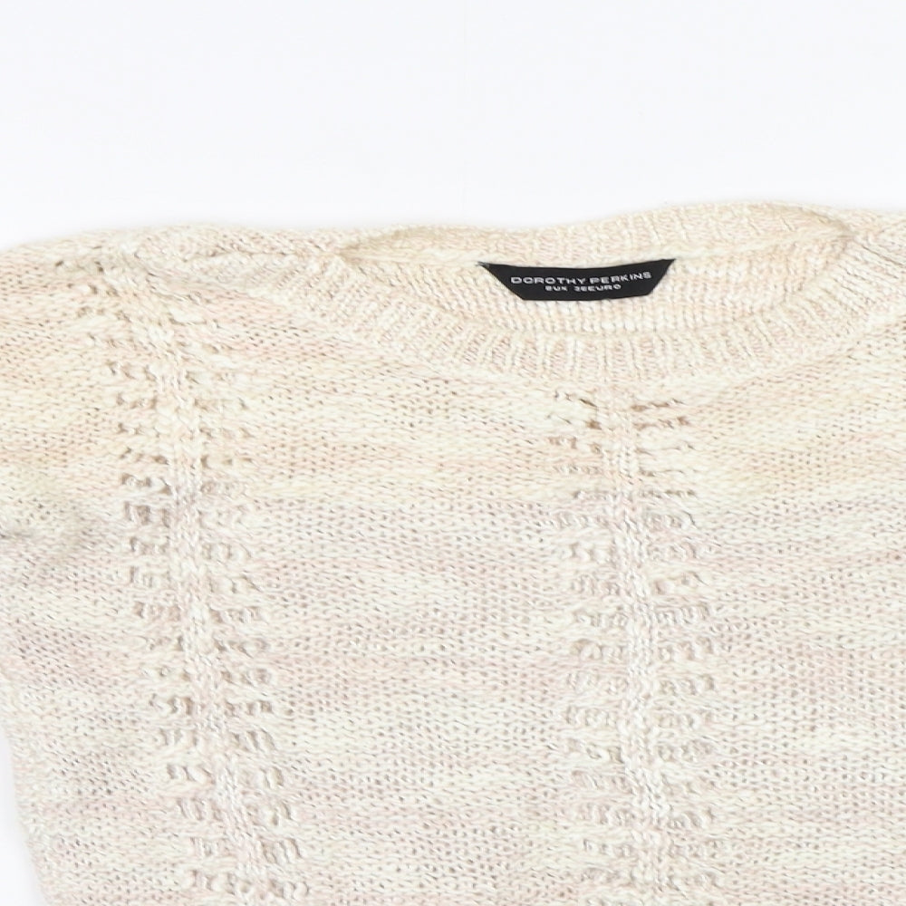 Dorothy Perkins Womens Pink   Pullover Jumper Size 8