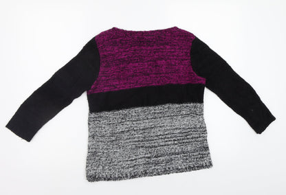 Womens UK Size 6 Warehouse Purple Pullover Jumper