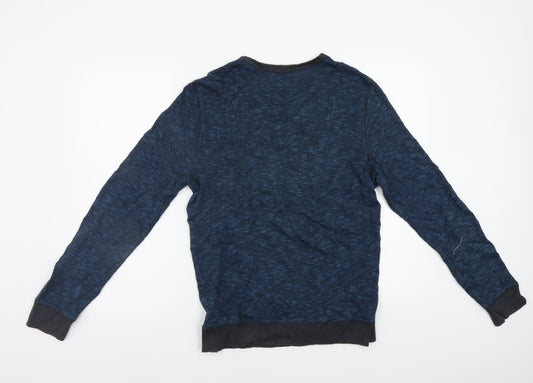 Topman Mens Blue   Pullover Jumper Size S
