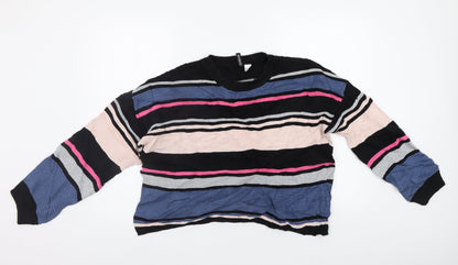 Womens UK Size S H&M Multicoloured Pullover Jumper