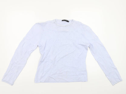 Womens UK Size M Debbie Morgan Blue Pullover Jumper