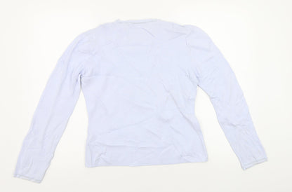 Womens UK Size M Debbie Morgan Blue Pullover Jumper