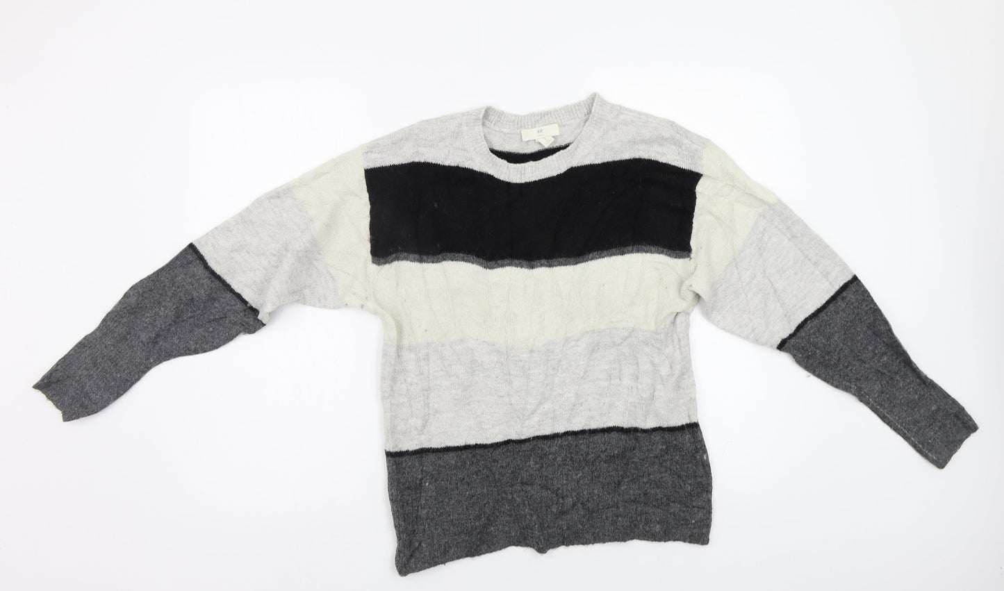Womens UK Size S H&M Grey Pullover Jumper