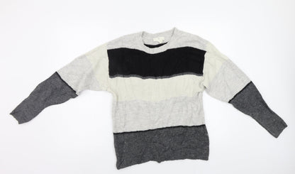 Womens UK Size S H&M Grey Pullover Jumper