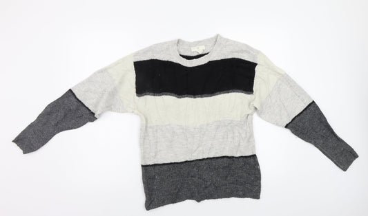 Womens UK Size S H&M Grey Pullover Jumper