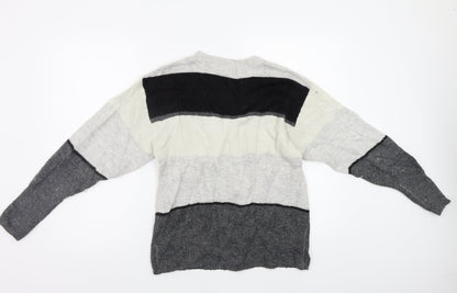 Womens UK Size S H&M Grey Pullover Jumper