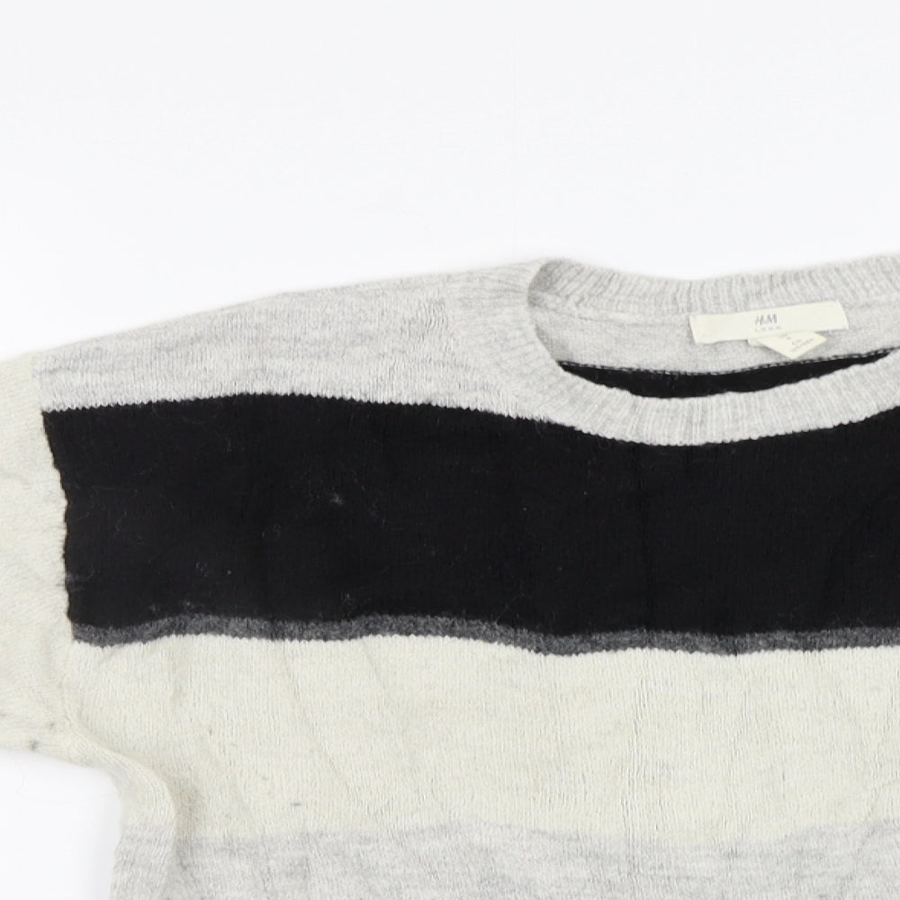Womens UK Size S H&M Grey Pullover Jumper