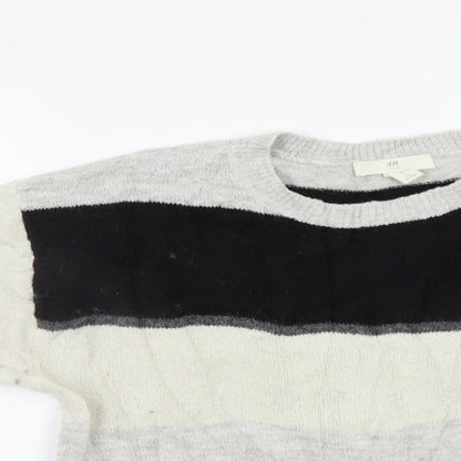 Womens UK Size S H&M Grey Pullover Jumper