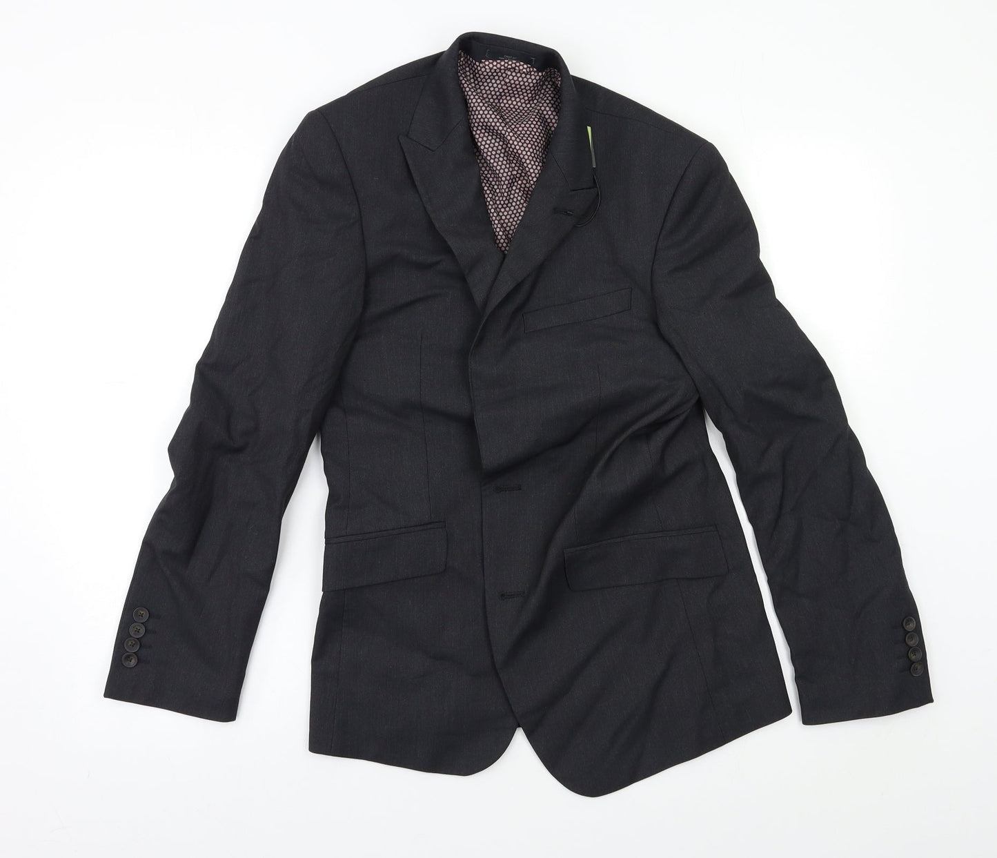 Mens UK Size 34 M&S Regular Grey Suit Jacket