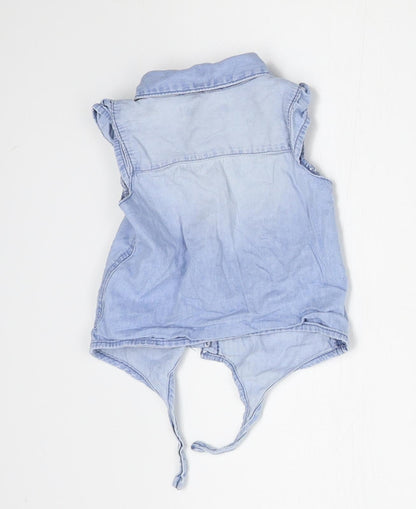 Denim Co Baby Blue   Basic Button-Up Size 6-9 Months