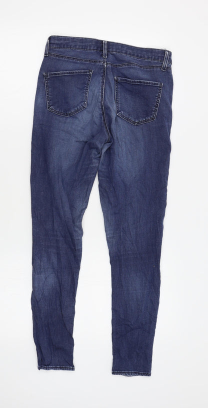 Topshop Womens Blue   Skinny Jeans Size 28 L30 in