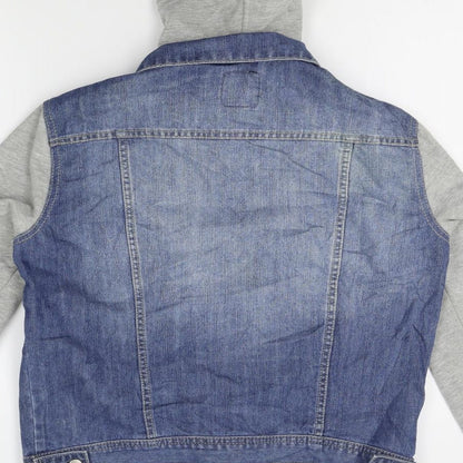 Womens UK Size M FOREVER 21 Blue Jacket