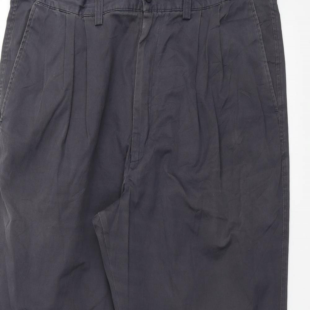 Marks and Spencer Mens Black   Straight Jeans Size 16 L28 in