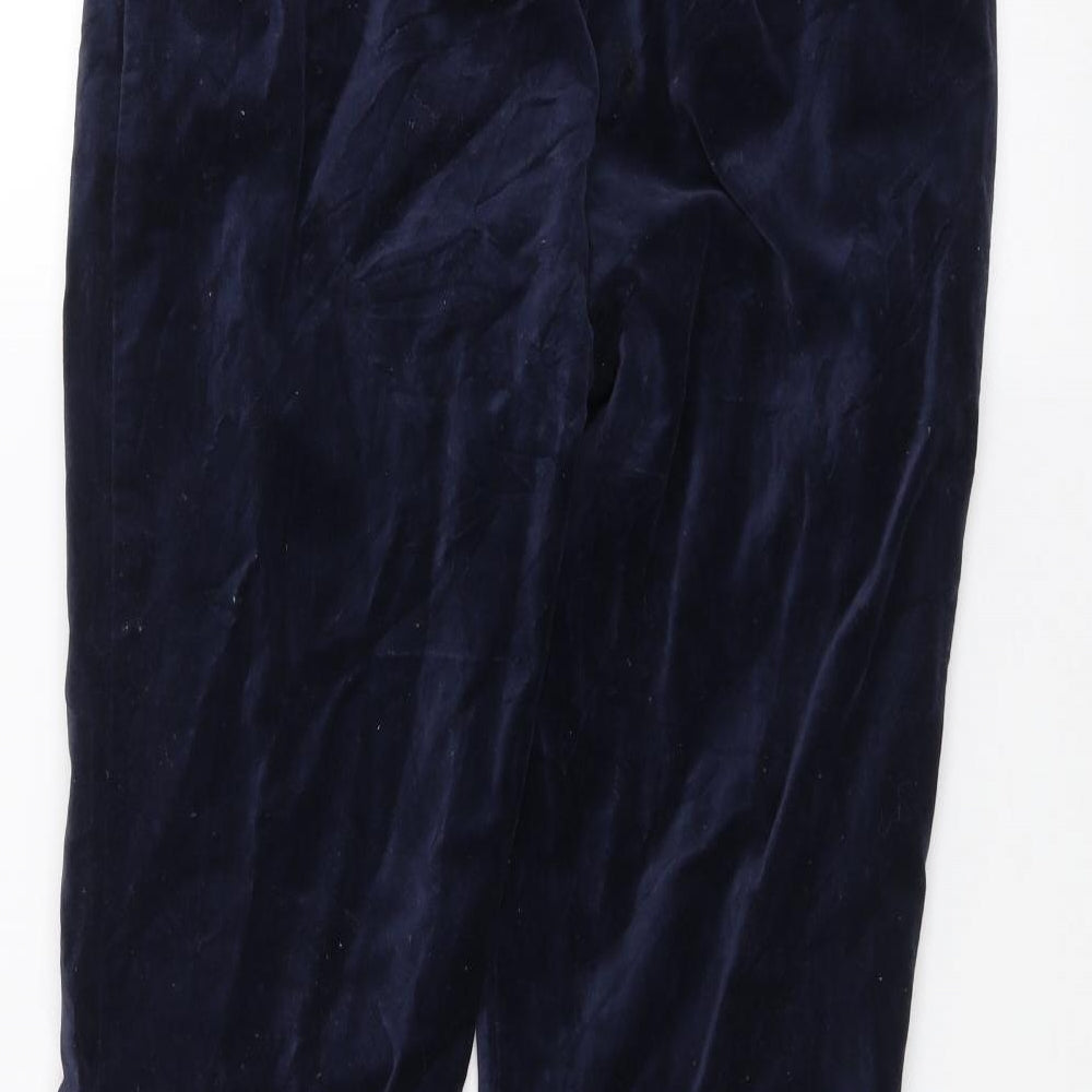 Womens UK Size 12 Marks and Spencer Regular Fit  Blue Trousers