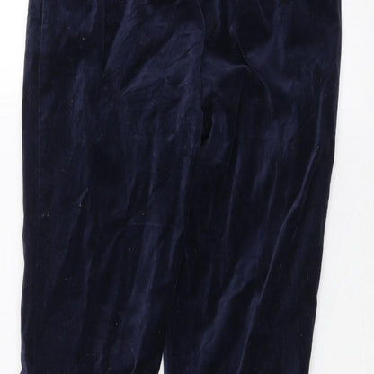 Womens UK Size 12 Marks and Spencer Regular Fit  Blue Trousers