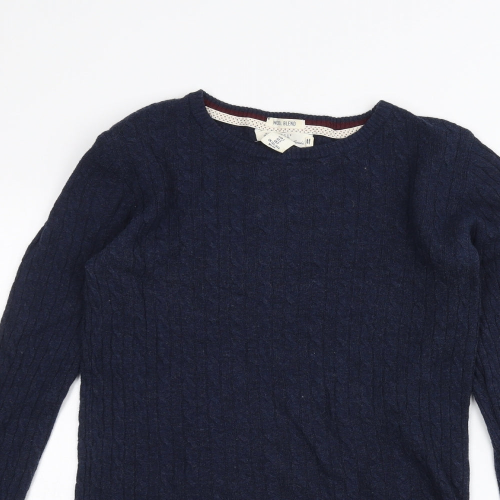 H&M Mens Blue   Pullover Jumper Size S