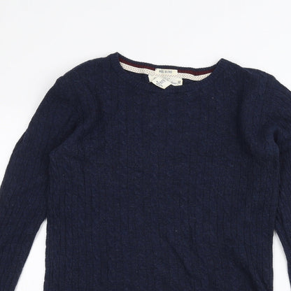 H&M Mens Blue   Pullover Jumper Size S