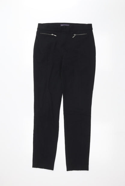 Womens UK Size 10 Marks and Spencer Regular Fit  Black Trousers